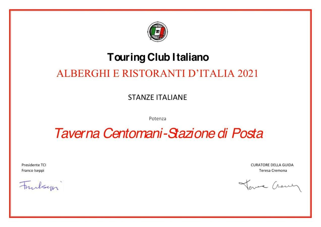 Taverna Centomani Potenza Exteriér fotografie